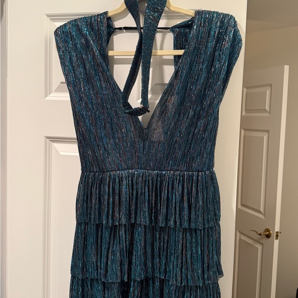 Sabina Musayev Teal Mini Dress - Picture 4 of 4